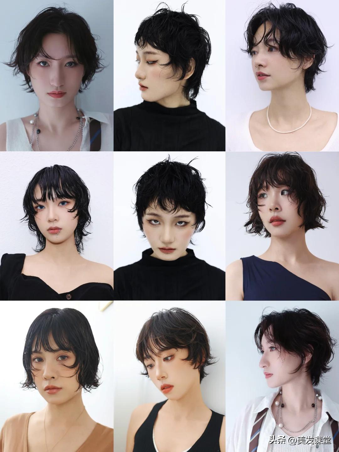 适合各种脸型的短发卷发_短发 女明星 生_短发卷发造型